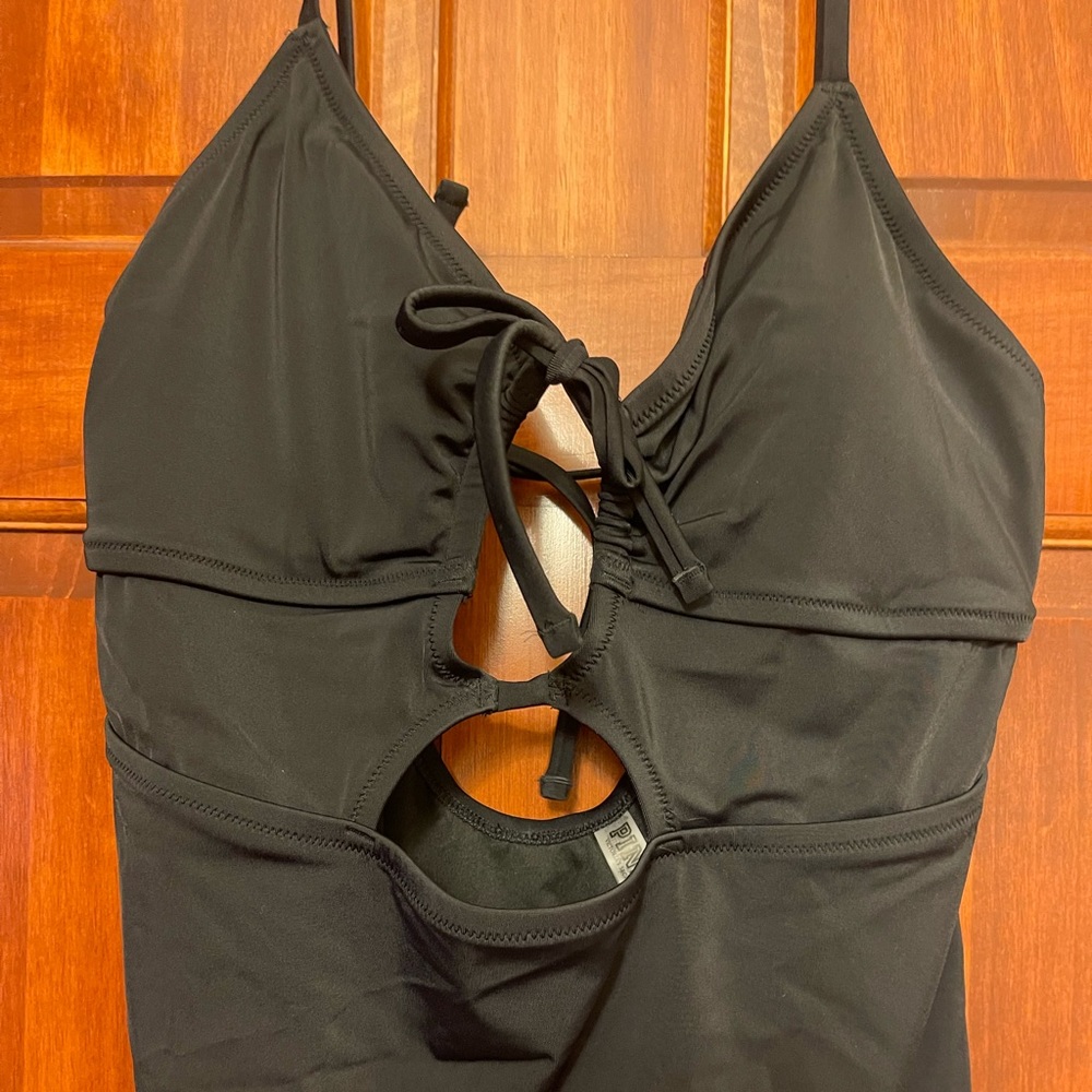 PINK Victoria's Secret Black One Piece Swimwear - Picture 2 of 12